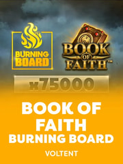 Book of Faith Burning Board